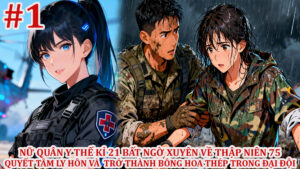 Nữ Quân Y Bất Ngờ Xuyên Về Thập Niên 75 Quyết Tâm Ly Hôn Và Trở Thành Bông Hoa Thép Trong Đại Đội cover