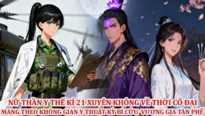 Nữ Thần Y Thế Kỉ 21 Xuyên Không  Về Thời Cổ Đại Mang Theo Không Gian Y Thuật Kỳ Bí Cứu Vương Gia Tàn Phế cover