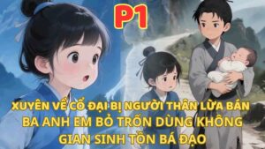XUYÊN VỀ CỔ ĐẠI BỊ CHÚ DÌ ÂM MƯU BÁN BA ANH EM BỎ TRỐN MANG THEO KHÔNG GIAN SIÊU THỊ SINH TỒN cover