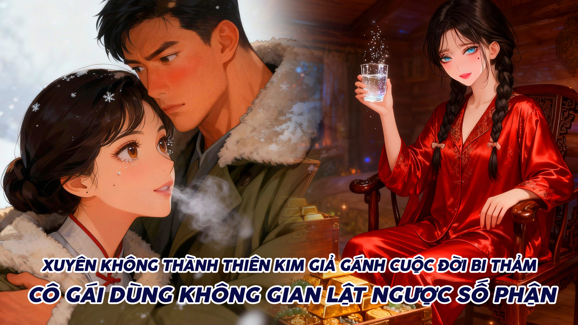 Xuyên Không Thành Thiên Kim Giả Gánh Cuộc Đời Bi Thảm Cô Gái Dùng Không Gian Lật Ngược Số Phận thumbnail