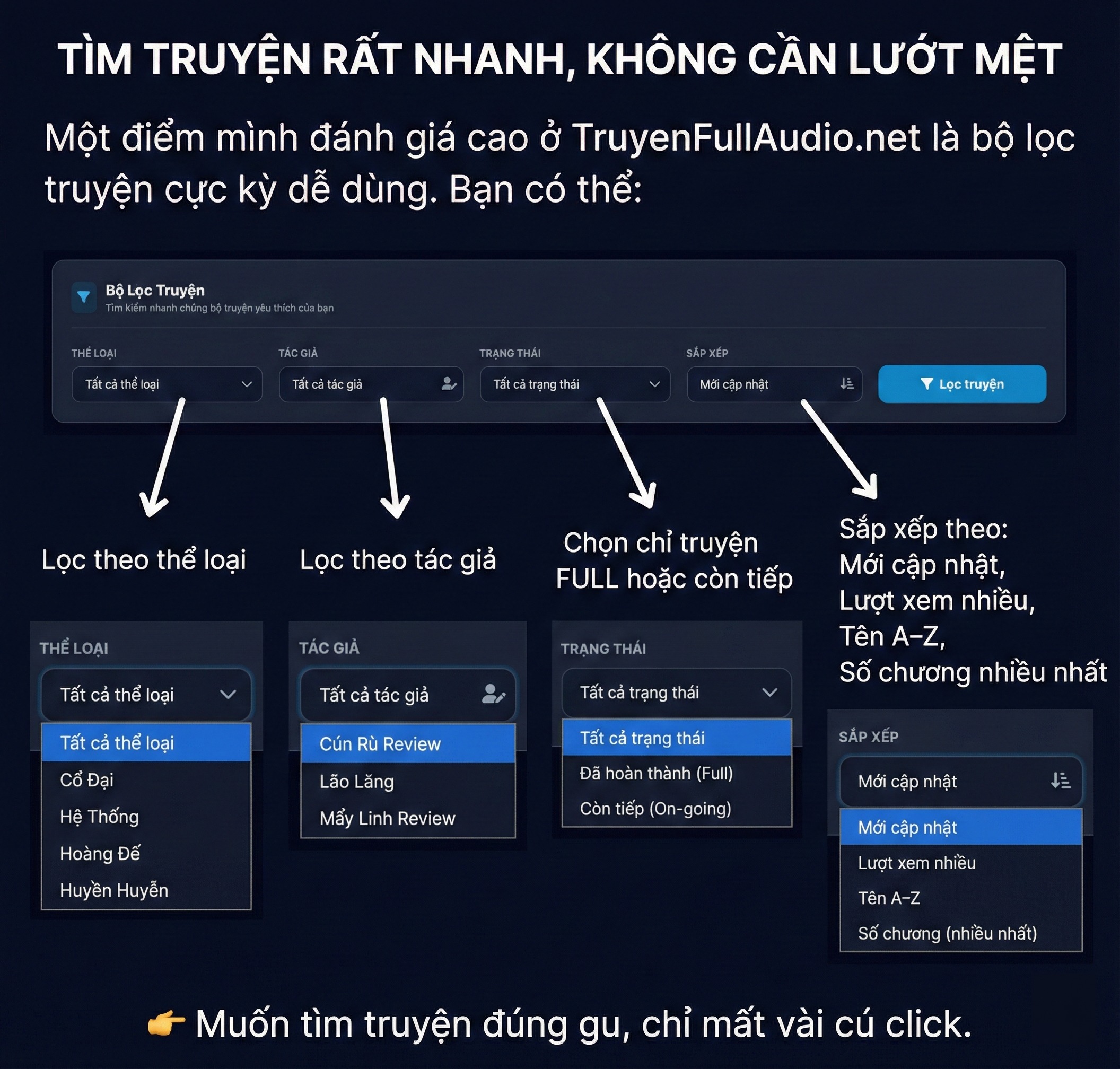 Bộ Lọc Truyện Đa Năng