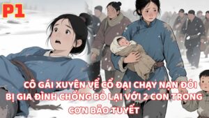XUYÊN VỀ CỔ ĐẠI ĐÚNG NĂM CHẠY NẠN ĐÓI CÔ GÁI BỊ GIA ĐÌNH BỎ LẠI CÙNG 2 CON NHỎ GIỮA CƠN BÃO TUYẾT cover