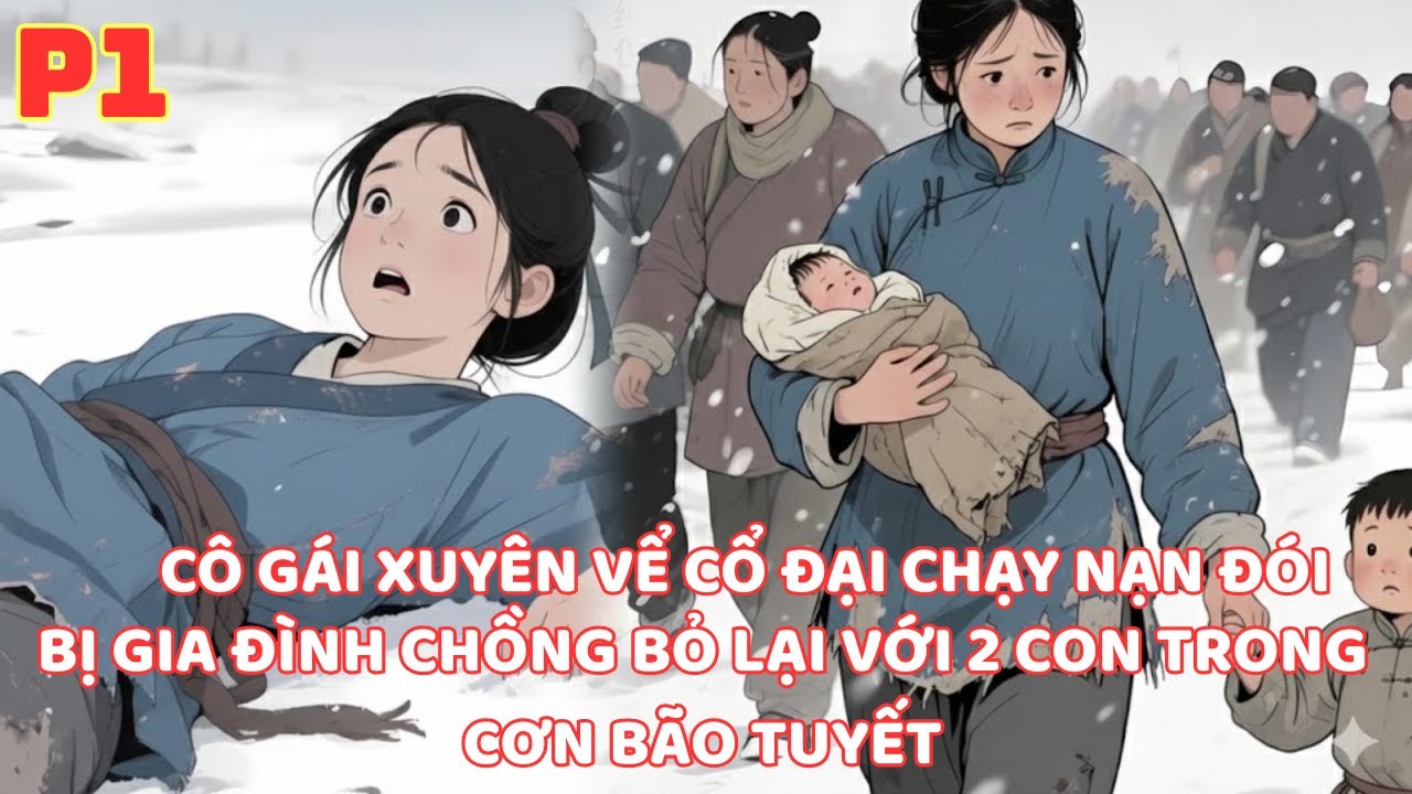 XUYÊN VỀ CỔ ĐẠI ĐÚNG NĂM CHẠY NẠN ĐÓI CÔ GÁI BỊ GIA ĐÌNH BỎ LẠI CÙNG 2 CON NHỎ GIỮA CƠN BÃO TUYẾT thumbnail