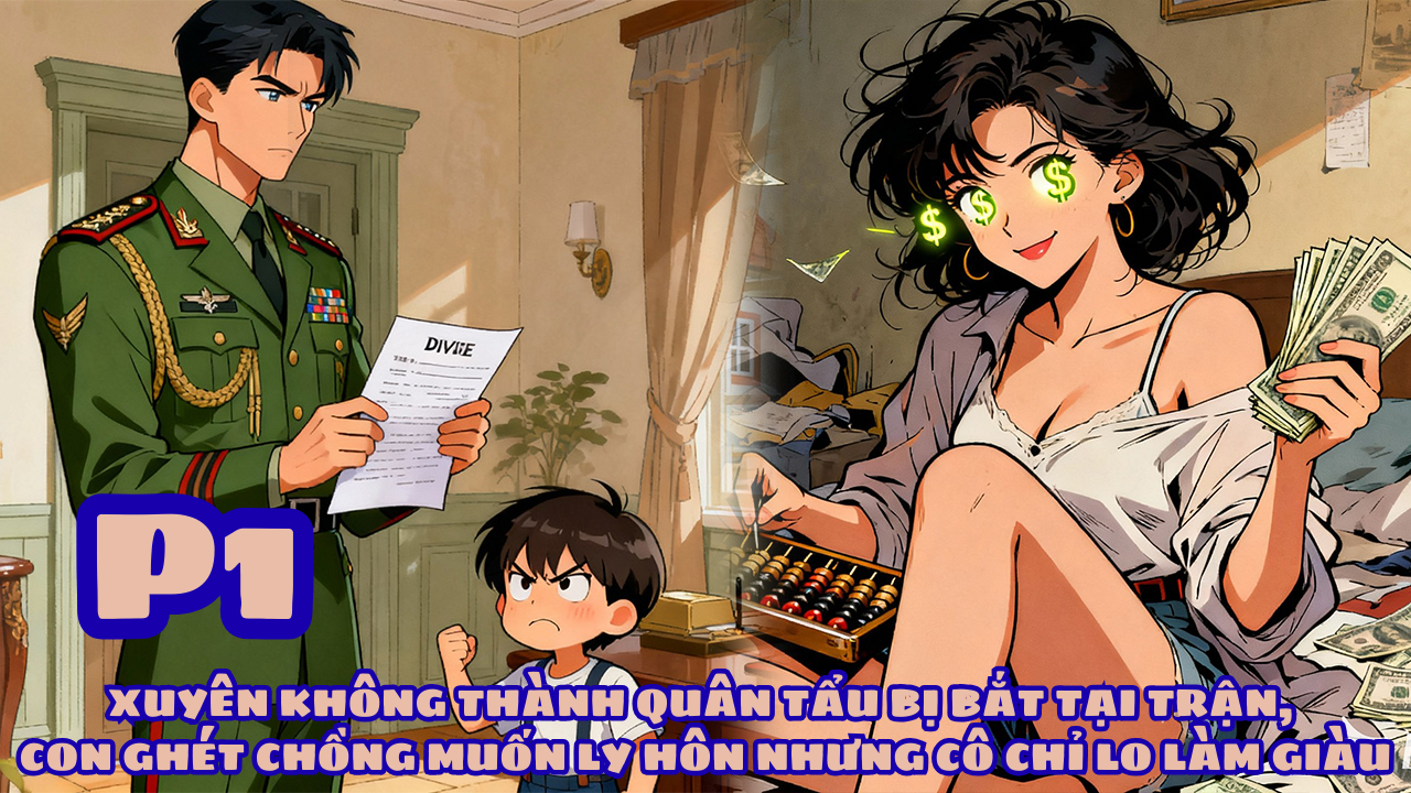 XUYÊN KHÔNG THÀNH QUÂN TẨU BỊ BẮT TẠI TRẬN, CON GHÉT CHỒNG MUỐN LY HÔN NHƯNG CÔ CHỈ LO LÀM GIÀU thumbnail