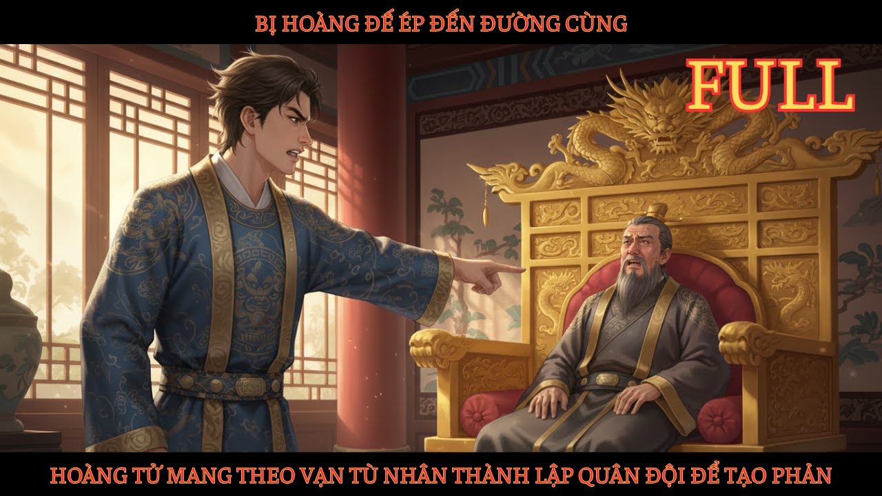 BỊ HOÀNG ĐẾ ÉP ĐẾN ĐƯỜNG CÙNG, HOÀNG TỬ MANG THEO VẠN TÙ NHÂN THÀNH LẬP QUÂN ĐỘI ĐỂ TẠO PHẢN thumbnail