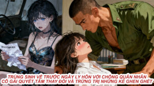 TRÙNG SINH VỀ NGÀY TRƯỚC KHI LY HÔN VỚI CHỒNG QUÂN NHÂN CÔ GÁI QUYẾT TÂM THAY ĐỔI VÀ TRỪNG TRỊ NHỮNG KẺ GANH GHÉT cover
