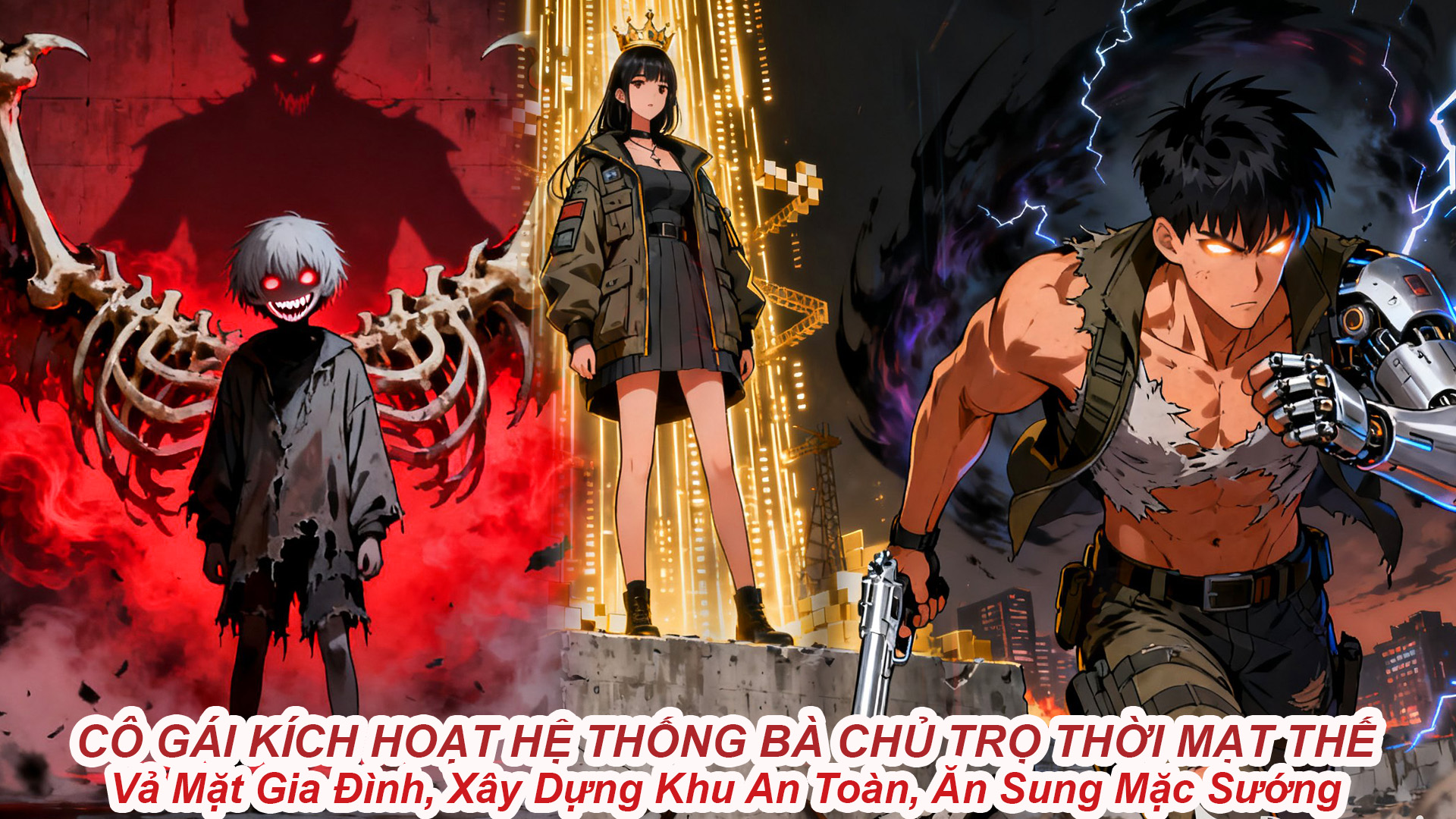 Cô Gái Kích Hoạt Hệ Thống Bà Chủ Trọ Thời Mạt Thế Vả Mặt Gia Đình Xây Dựng Khu An Toàn Ăn Sung Mặc Sướng thumbnail