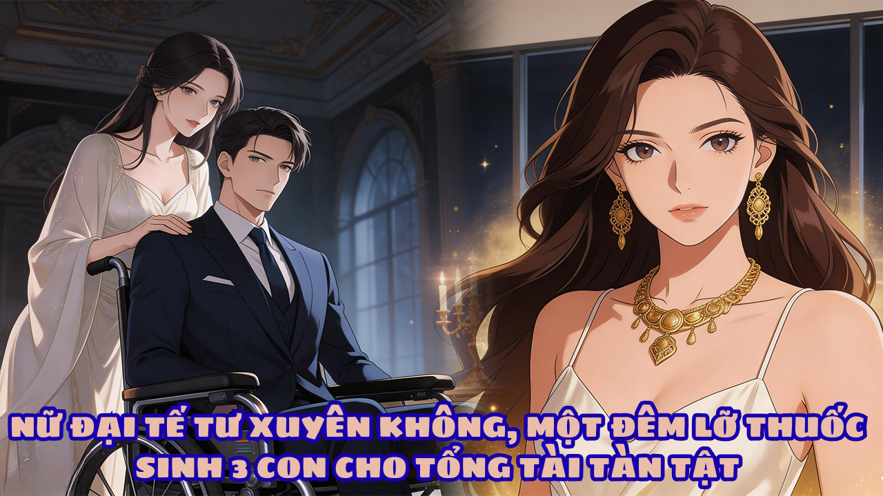 NỮ ĐẠI TẾ TƯ XUYÊN KHÔNG, MỘT ĐÊM LỠ THUỐC SINH 3 CON CHO TỔNG TÀI TÀN TẬT thumbnail
