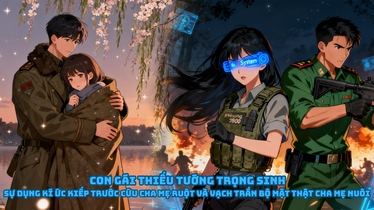 Con Gái Thiếu Tướng Trọng Sinh: Dùng Kí Ức Kiếp Trước Cứu Cha Mẹ Ruột Vạch Bộ Mặt Thật Mẹ Nuôi thumbnail