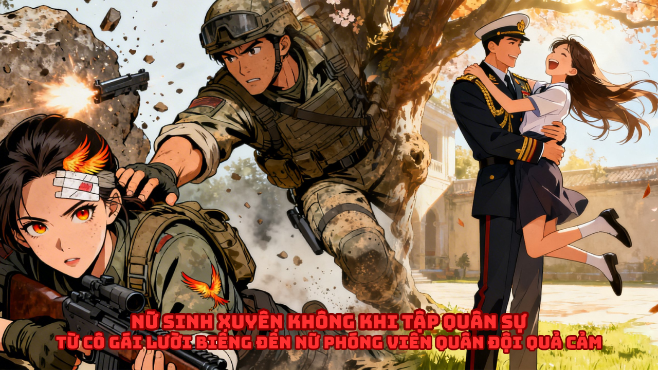 Nữ Sinh Xuyên Không Khi Tập Quân Sự: Từ Lười Biếng Đến Nữ Phóng Viên Quân Đội Quả Cảm thumbnail