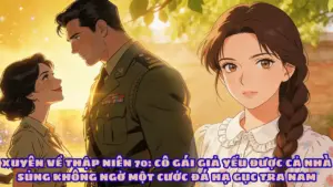 XUYÊN VỀ THẬP NIÊN 70: CÔ GÁI GIẢ YẾU ĐƯỢC CẢ NHÀ SỦNG KHÔNG NGỜ MỘT CƯỚC ĐÁ HẠ GỤC TRA NAM cover