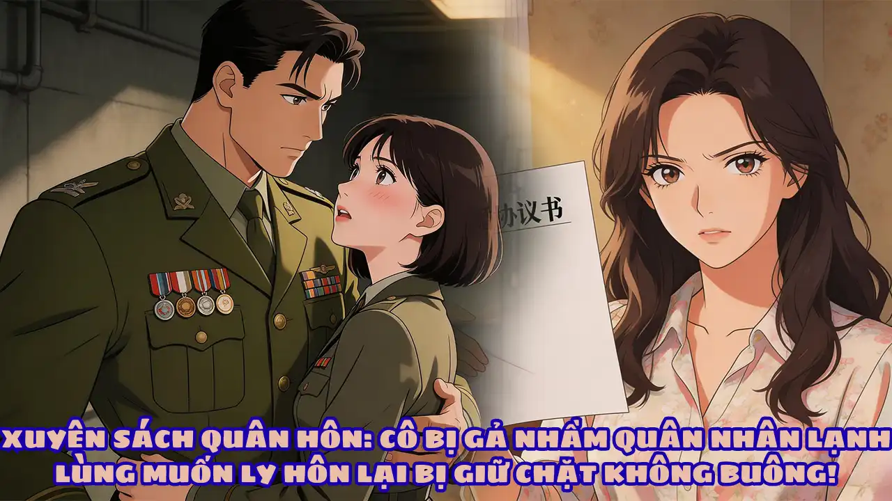 XUYÊN SÁCH QUÂN HÔN: CÔ BỊ GẢ NHẦM QUÂN NHÂN LẠNH LÙNG MUỐN LY HÔN LẠI BỊ GIỮ CHẶT KHÔNG BUÔNG! thumbnail