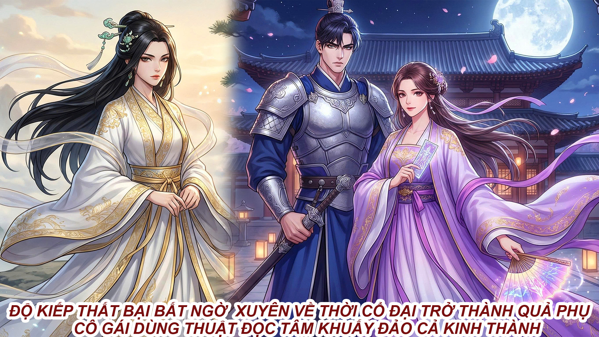 Độ Kiếp Thất Bại Xuyên Về Thời Cổ Đại Trở Thành Quả Phụ Cô Gái Dùng Thuật Đọc Tâm Khuấy Đảo Kinh Thành thumbnail