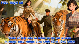 Xuyên Về Thập Niên 70 Thành Vợ Yêu Của Sĩ Quan Ta Mang Theo Không Gian Cưỡi Hổ Đi Tòng Quân cover