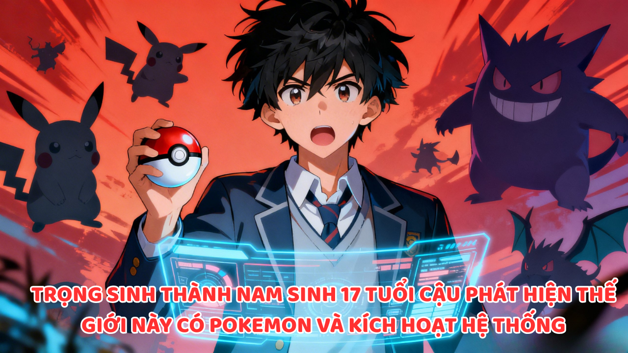 TRỌNG SINH VỀ TUỔI 17 CẬU PHÁT HIỆN THẾ GIỚI CÓ POKEMON VÀ KÍCH HOẠT HỆ THỐNG BÁ ĐẠO thumbnail