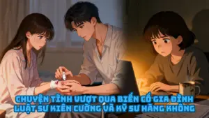 Chuyện Tình Vượt Qua Biến Cố Gia Đình: Luật Sư Kiên Cường và Kỹ Sư Hàng Không cover