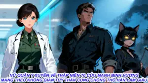 NỮ QUÂN Y XUYÊN VỀ THẬP NIÊN 70 MANG THEO KHÔNG GIAN TÙY THÂN CÙNG CHỒNG THÔ HÁN LÀM GIÀU cover