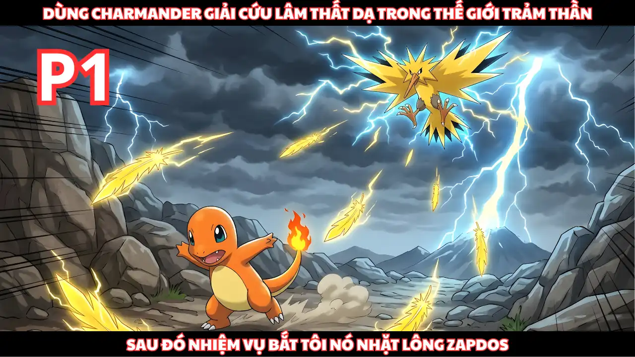 Pokemon Fanfic: Tôi Dùng Charmander Để Giải Cứu Lâm Thất Dạ, Rồi Bắt Nó Nhặt Lông Zapdos thumbnail