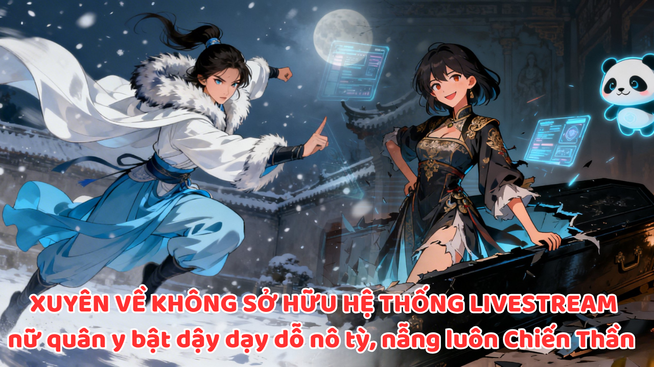 XUYÊN KHÔNG SỞ HỮU HỆ THỐNG LIVESTREAM: NỮ QUÂN Y BẬT DẬY DẠY DỖ NÔ TỲ, NẪNG LUÔN CHIẾN THẦN thumbnail
