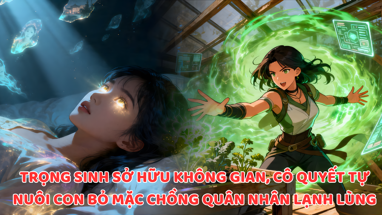 TRỌNG SINH SỞ HỮU KHÔNG GIAN, CÔ QUYẾT TỰ NUÔI CON BỎ MẶC CHỒNG QUÂN NHÂN LẠNH LÙNG thumbnail
