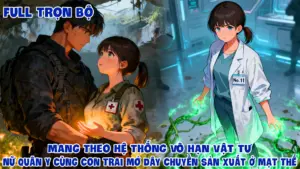 Mang Theo Hệ Thống Vô Hạn Vật Tư Nữ Quân Y Cùng Con Trai Mở Dây Chuyền Sản Xuất Ở Mạt Thế thumbnail