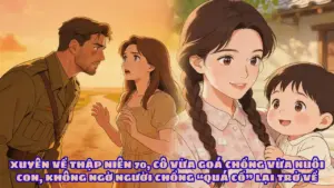 XUYÊN VỀ THẬP NIÊN 70, CÔ VỪA GOÁ CHỒNG VỪA NUÔI CON, KHÔNG NGỜ NGƯỜI CHỒNG “QUÁ CỐ” LẠI TRỞ VỀ cover