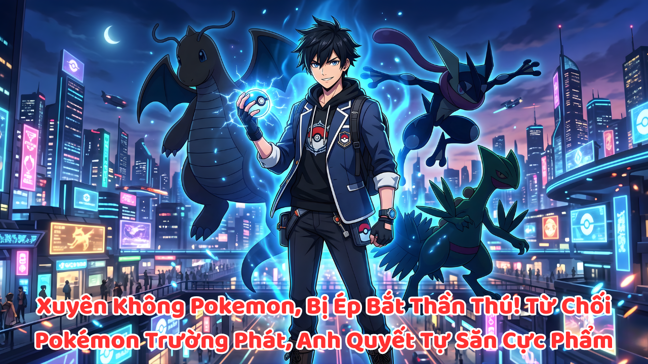 XUYÊN KHÔNG POKEMON, BỊ ÉP BẮT THẦN THÚ! TỪ CHỐI POKÉMON TRƯỜNG PHÁT, ANH QUYẾT TỰ SĂN CỰC PHẨM thumbnail