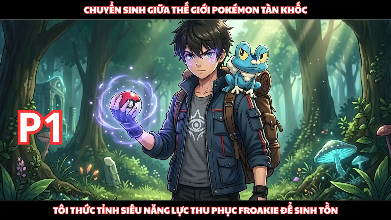 Chuyển Sinh Tôi Thức Tỉnh Siêu Năng Lực Sinh Tồn Khi Thu Phục Froakie Giữa Thế Giới Pokémon thumbnail