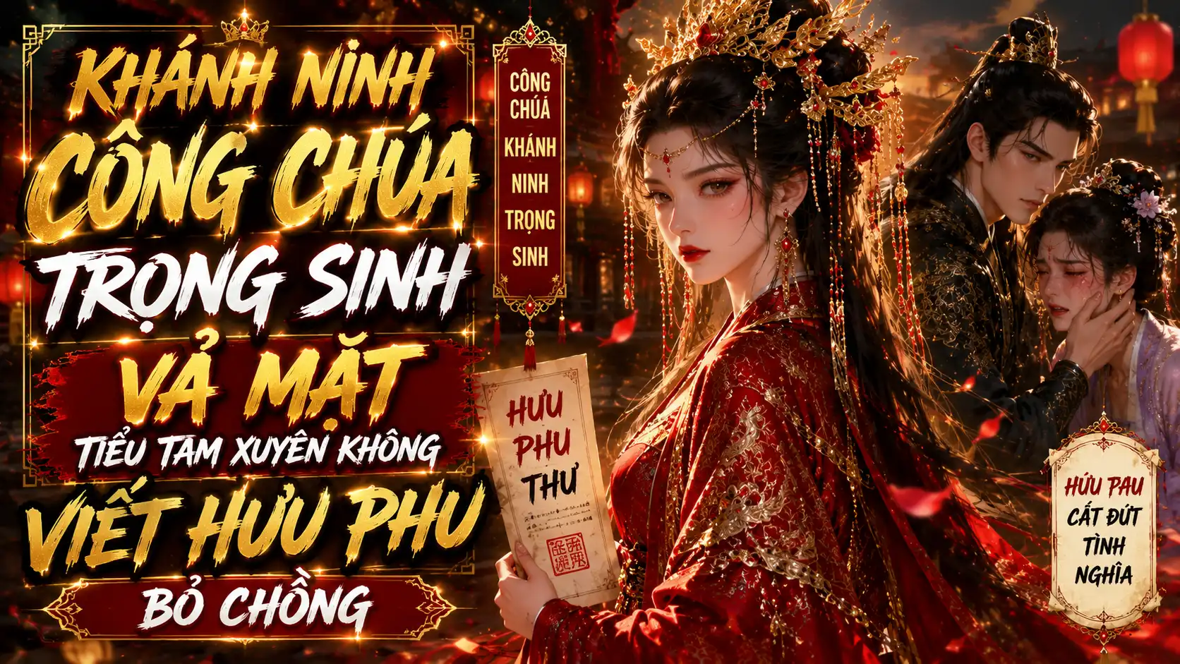 KHÁNH NINH CÔNG CHÚA TRỌNG SINH VẢ MẶT TIỂU TAM XUYÊN KHÔNG VIẾT HƯU PHU BỎ CHỒNG thumbnail