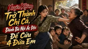 XUYÊN KHÔNG THÀNH CHỊ CẢ , ĐÁNH BÀ NỘI ÁC ĐỘC ĐỂ CỨU 4 ĐỨA EM cover