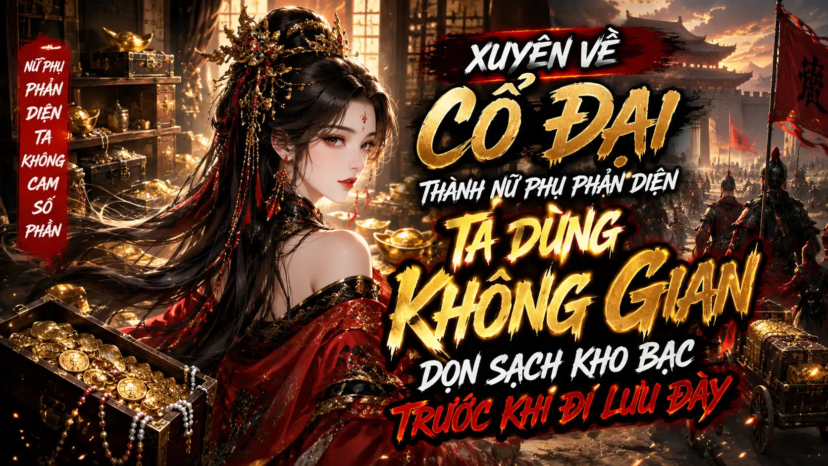 XUYÊN VỀ CỔ ĐẠI THÀNH NỮ PHỤ PHẢN DIỆN TA DÙNG KHÔNG GIAN DỌN SẠCH KHO BẠC TRƯỚC KHI ĐI LƯU ĐÀY thumbnail