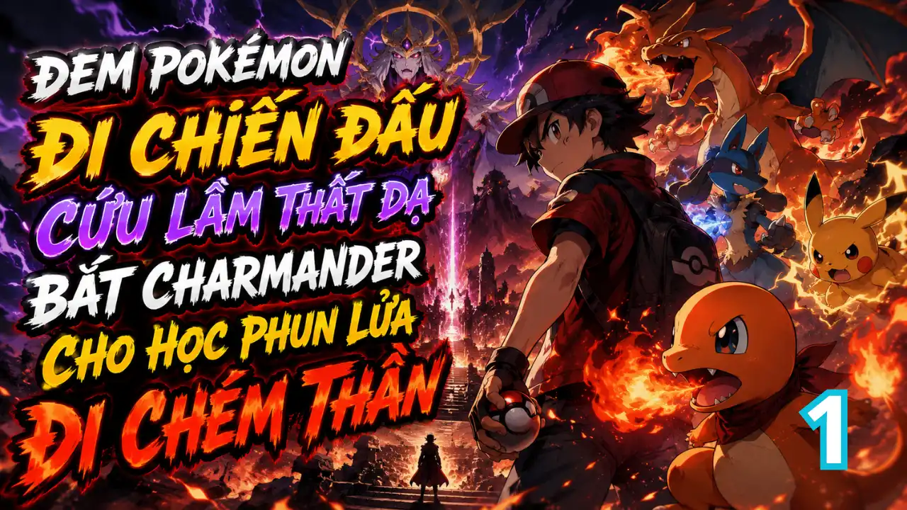Đem Pokémon Đi Chiến Đấu, Cứu Lâm Thất Dạ, Bắt Charmander Cho Học Phun Lửa Đi Chém Thần thumbnail