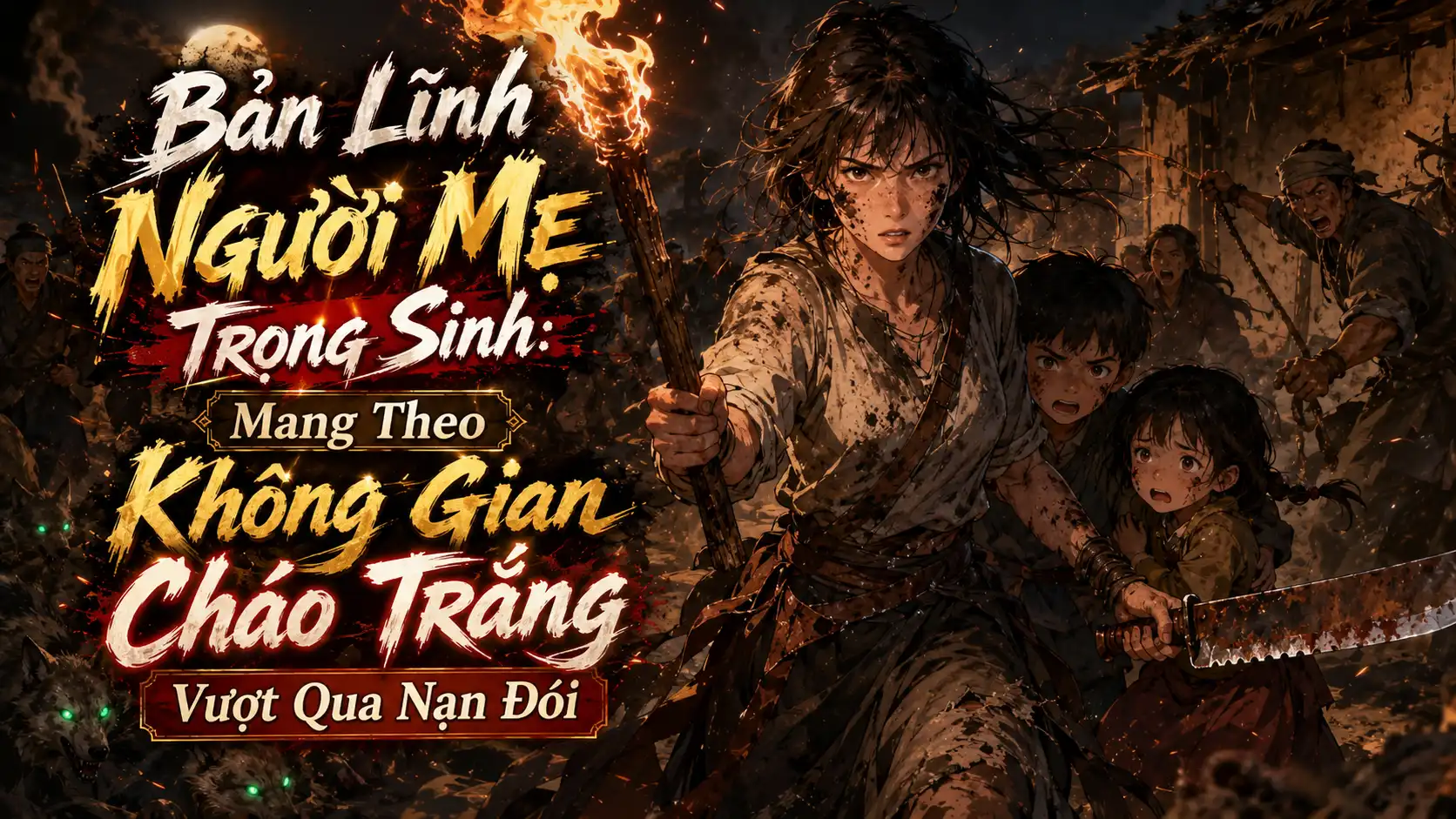 Bản Lĩnh Người Mẹ Trọng Sinh: Mang Theo Không Gian Cháo Trắng Vượt Qua Nạn Đói thumbnail