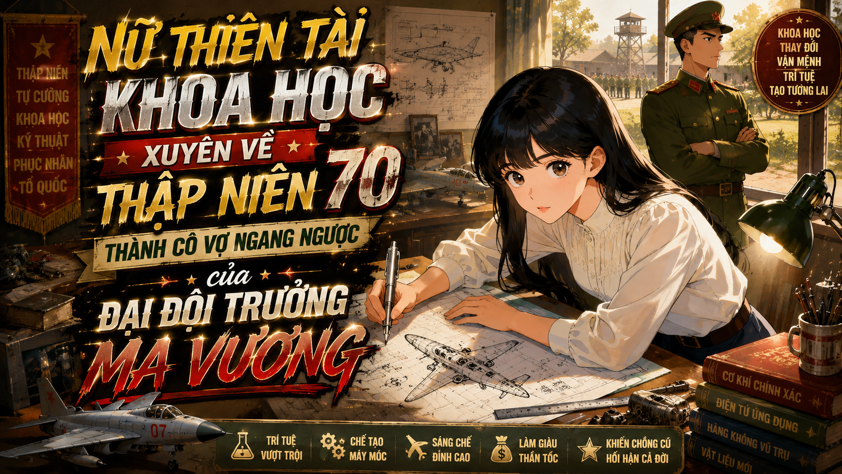 NỮ THIÊN TÀI KHOA HỌC XUYÊN VỀ THẬP NIÊN 70 THÀNH CÔ VỢ NGANG NGƯỢC CỦA ĐẠI ĐỘI TRƯỞNG MA VƯƠNG thumbnail