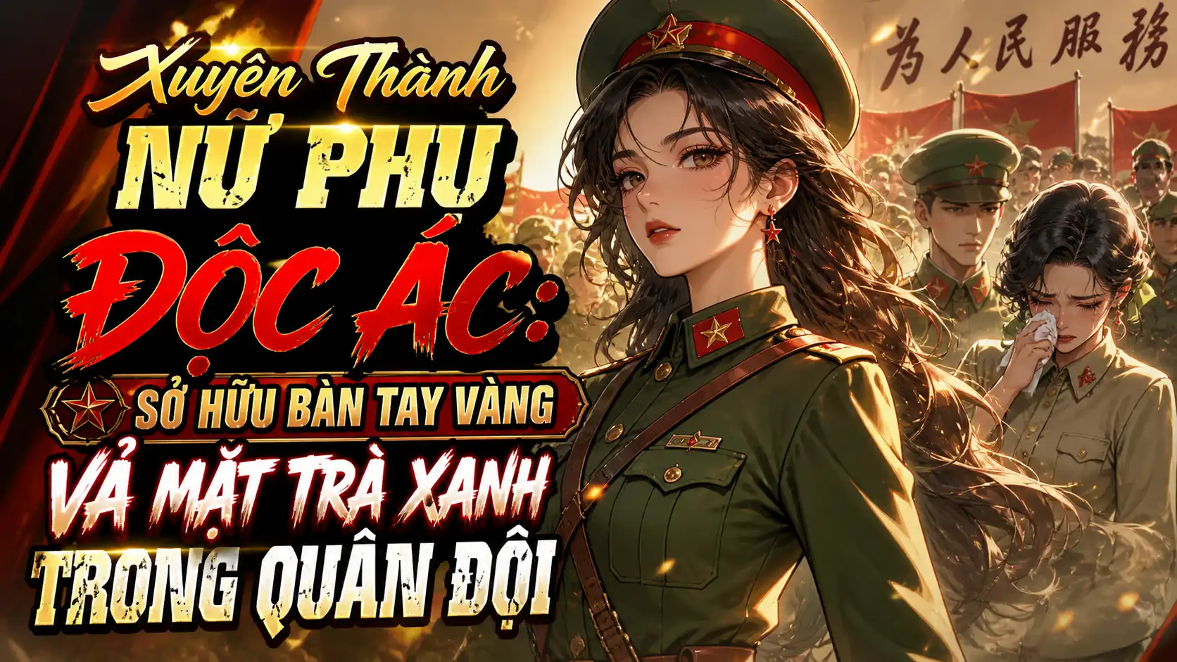 Xuyên Thành Nự Phụ Độc Ác: Sở Hữu Bàn Tay Vàng Vả Mặt Trà Xanh Trong Quân Đội thumbnail