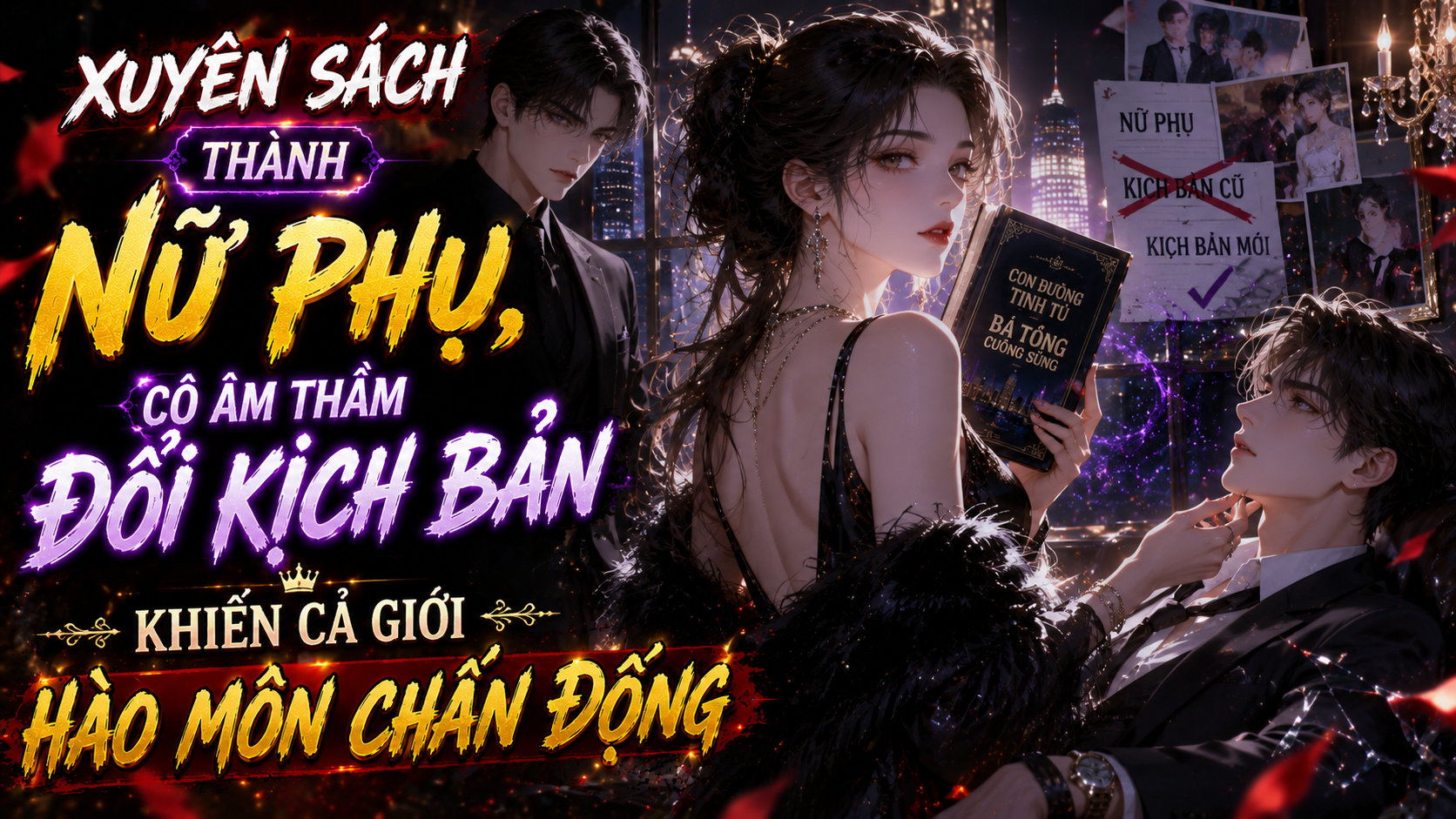 XUYÊN SÁCH THÀNH NỮ PHỤ, CÔ BẺ LÁI CỐT TRUYỆN, ‘ĂN SẠCH’ NAM PHỤ RỒI TRỞ THÀNH BÁ TỔNG ĐIÊN LOẠN thumbnail