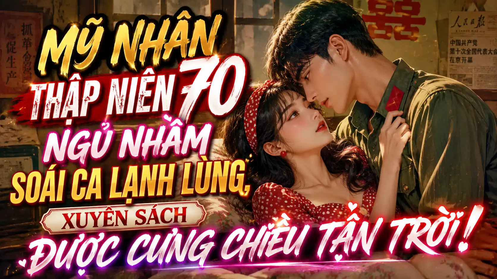 MỸ NHÂN THẬP NIÊN 70 NGỦ NHẦM SOÁI CA LẠNH LÙNG, XUYÊN SÁCH ĐƯỢC CƯNG CHIỀU TẬN TRỜI! thumbnail