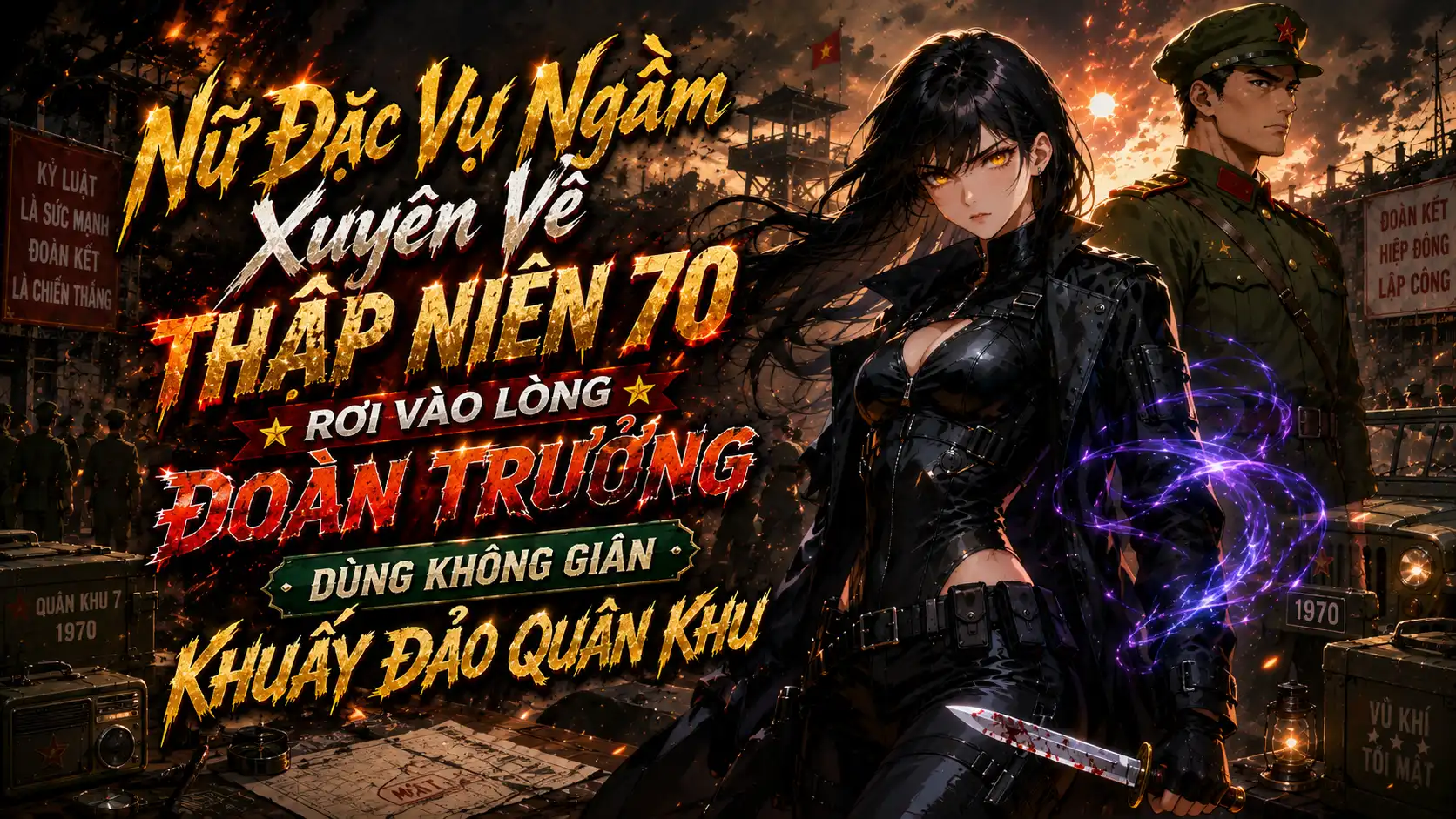 Nữ Đặc Vụ Ngầm Xuyên Về Thập Niên 70 Rơi Vào Lòng Đoàn Trưởng Dùng Không Gian Khuấy Đảo Quân Khu thumbnail