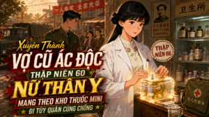 Xuyên Thành Vợ Cũ Ác Độc Thập Niên 60 Nữ Thần Y Mang Theo Kho Thuốc Mini Đi Tùy Quân Cùng Chồng cover