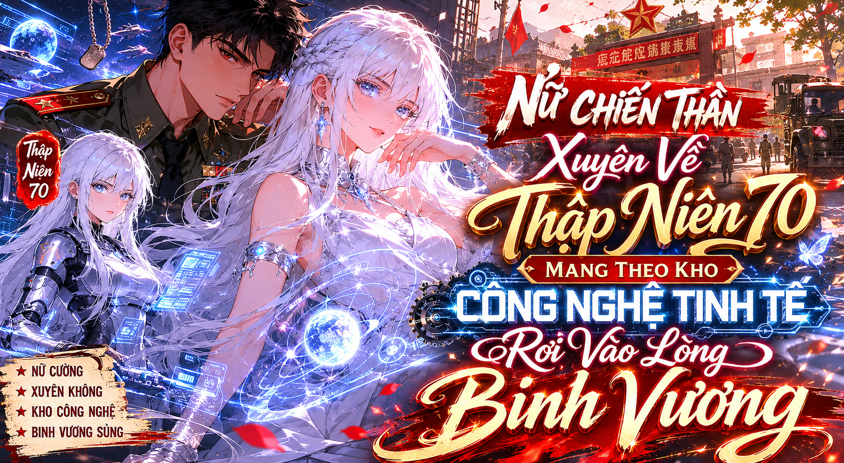Nữ Chiến Thần Xuyên Về Thập Niên 70 Mang Theo Kho Công Nghệ Tinh Tế Rơi Vào Lòng Binh Vương thumbnail