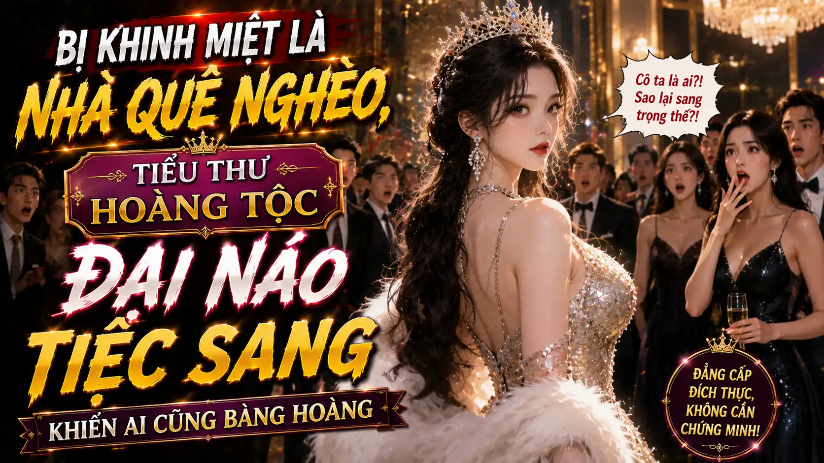 BỊ KHINH MIỆT LÀ NHÀ QUÊ NGHÈO, TIỂU THƯ HOÀNG TỘC ĐẠI NÁO TIỆC SANG KHIẾN AI CŨNG BÀNG HOÀNG thumbnail