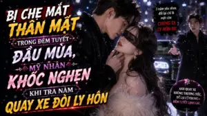 BỊ CHE MẮT THÂN MẬT TRONG ĐÊM TUYẾT ĐẦU MÙA, MỸ NHÂN KHÓC NGHẸN KHI TRA NAM QUAY XE ĐÒI LY HÔN cover