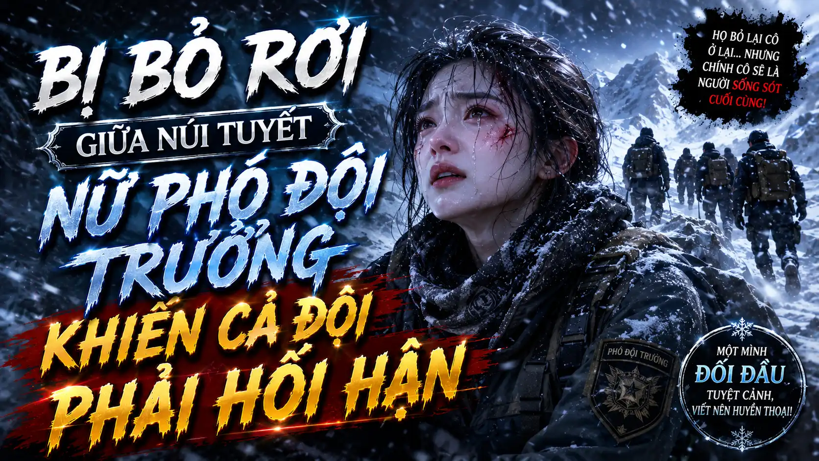 BỊ ĐỒNG ĐỘI RUỒNG BỎ GIỮA BÃO TUYẾT, NỮ PHÓ ĐỘI TRƯỞNG TỰ TAY CẮT THỊT ĐỂ GIỮ MẠNG SỐNG thumbnail