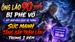 ÔNG LÃO 90 TUỔI BỊ PHẾ VÕ BẤT NGỜ KÍCH HOẠT HỆ THỐNG, SỨC MẠNH TĂNG GẤP TRĂM LẦN TRONG 1 ĐÊM cover