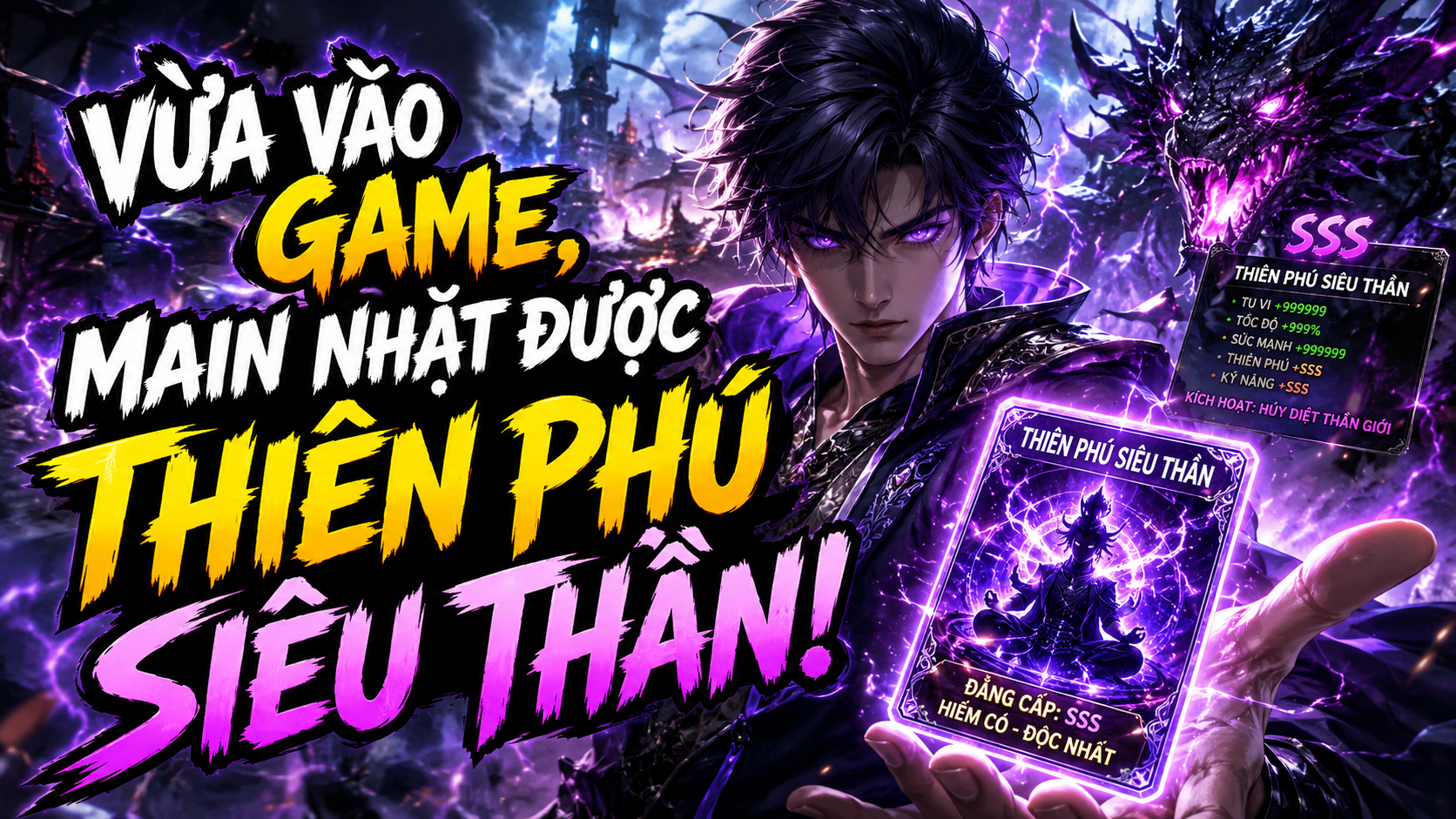 VỪA VÀO GAME TA ĐÃ NHẶT ĐƯỢC THIÊN PHÚ CẤP SIÊU THẦN PHÁ ĐẢO TOÀN SEVER thumbnail