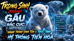 TRỌNG SINH THÀNH GẤU BẮC CỰC HÀNH TRÌNH SINH TỒN VÀ THỨC TỈNH HỆ THỐNG TIẾN HÓA cover