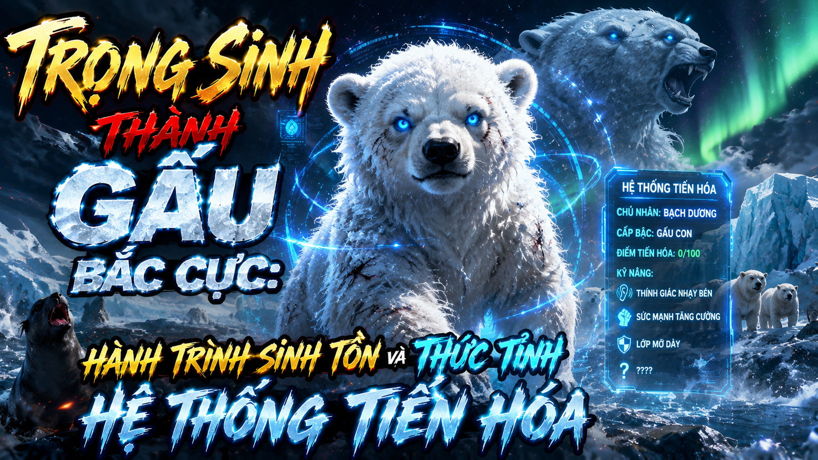 TRỌNG SINH THÀNH GẤU BẮC CỰC HÀNH TRÌNH SINH TỒN VÀ THỨC TỈNH HỆ THỐNG TIẾN HÓA thumbnail