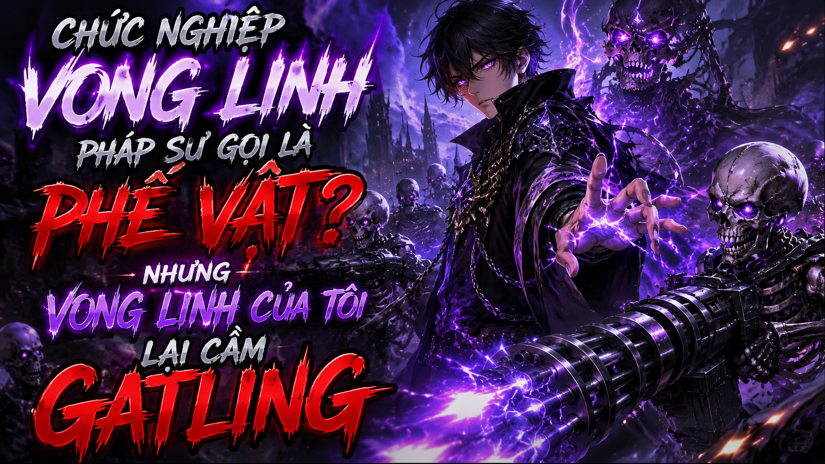BỊ CHẾ GIỄU VÌ CHỨC NGHIỆP TỬ LINH PHÁP SƯ YẾU KÉM NHƯNG LÍNH XƯƠNG KHÔ TA DÙNG GATLINH thumbnail