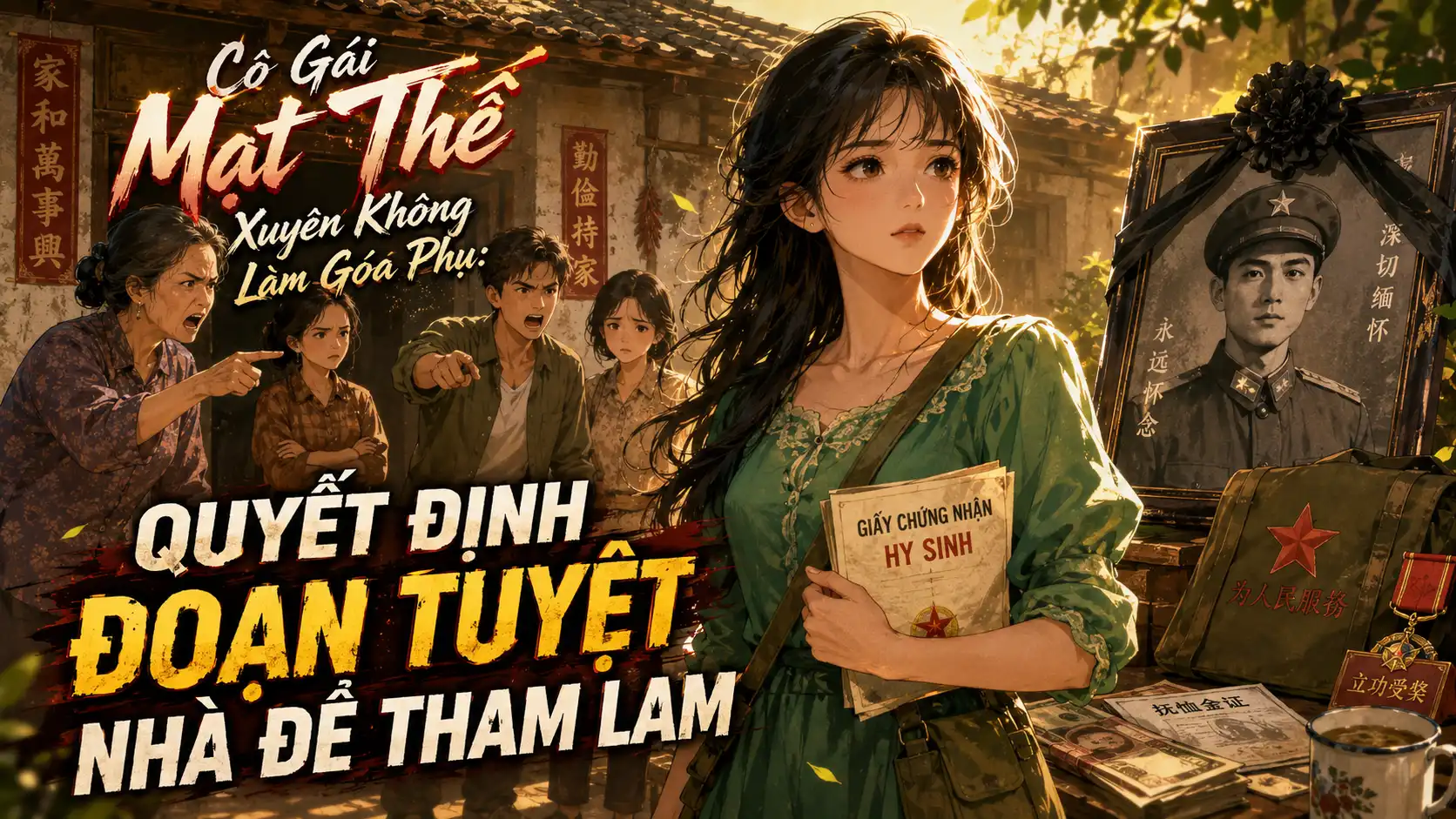 Cô Gái Mạt Thế Xuyên Không Làm Góa Phụ: Quyết Định Đoạn Tuyệt Nhà Đẻ Tham Lam thumbnail