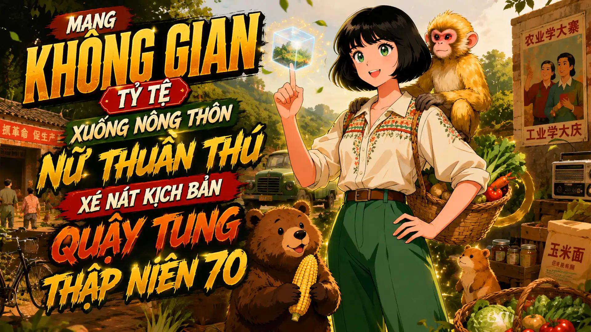MANG KHÔNG GIAN TỶ TỆ XUỐNG NÔNG THÔN NỮ THẦN THÚ XÉ NÁT KỊCH BẢN QUẬY TUNG THẬP NIÊN 70 thumbnail